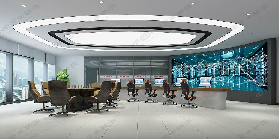 北京國企銀行辦公接待區(qū)裝修（接待區(qū)效果圖設(shè)計）