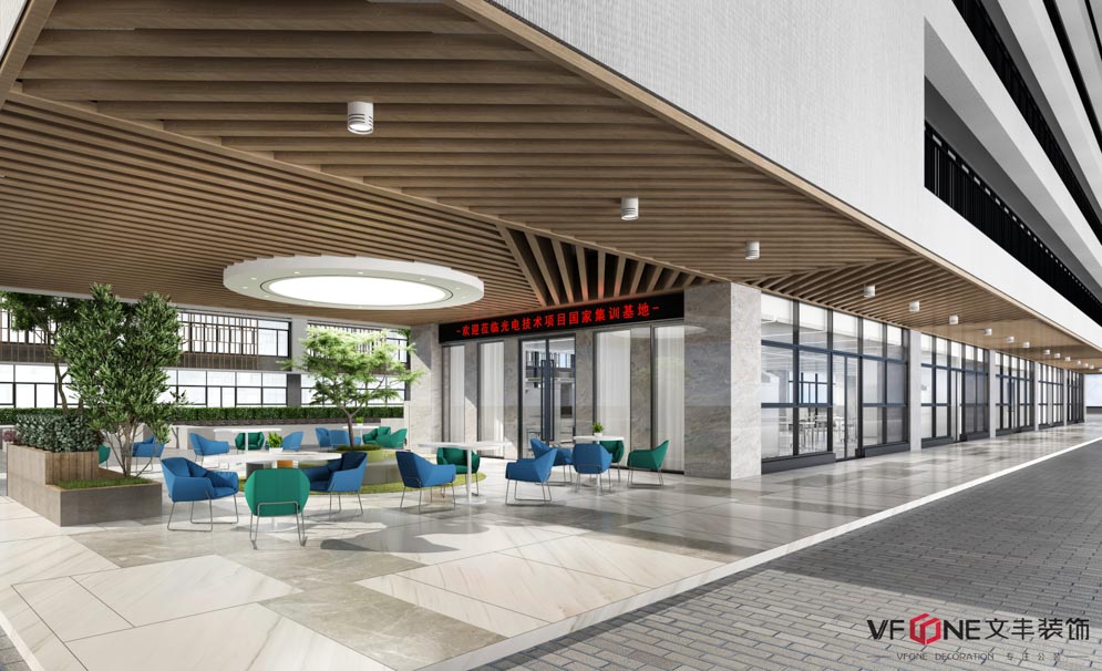 信息學(xué)院-光電技術(shù)項目集訓(xùn)基地企業(yè)辦公室設(shè)計效果圖