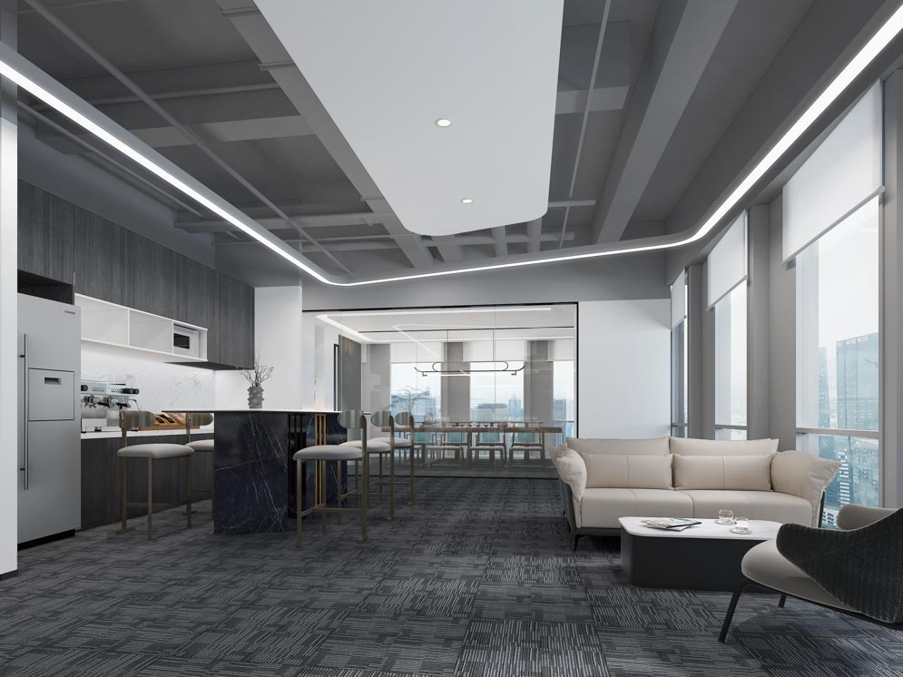 現(xiàn)代簡(jiǎn)約工業(yè)風(fēng)格辦公室設(shè)計(jì)｜創(chuàng)造舒適、時(shí)尚和高效的工作環(huán)境-深圳文豐裝飾